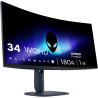 Alienware 34 Écran PC Gaming - AW3425DWM, WQHD (3440x1440), 21:9 1500R Incurvé, 180Hz, VA, 1ms, AMD FreeSync Premium, VESA Adapt