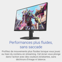 Dell 24 Écran PC Gaming - SE2426HG, Full HD (1920x1080), 240Hz, Fast IPS, 0.5ms, AMD FreeSync Premium, 99% sRGB, HDR10, VESA (10