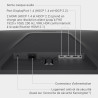 Dell 24 Écran PC Gaming - SE2425HG, Full HD (1920x1080), 200Hz, Fast IPS, 1ms, AMD FreeSync Premium, 99% sRGB, VESA (100x100mm),