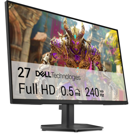 Dell 27 Écran PC Gaming - SE2726HG, Full HD (1920x1080), 240Hz, Fast IPS, 0.5ms, AMD FreeSync Premium, 99% sRGB, HDR10, VESA (10