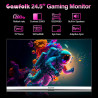 Gawfolk Écran PC 24.5 Pouces, Moniteur Gaming 200Hz, Ecran PC FHD 1920x1080, 100% sRGB, 1ms MPRT, Haut Parleurs Intégrés, Interf