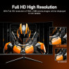 Gawfolk Écran PC Incurvé 27 Pouces, Moniteur Gaming 1800R 100Hz, Ecran PC FHD 1920x1080, 100% sRGB, 1ms MPRT, Haut Parleurs Inté