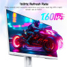Gawfolk Écran PC 27 Pouces, Moniteur Gaming 160Hz, Ecran PC UHD 4K 3840x2160, 100% sRGB, 1ms MPRT, Interface HDMI & DP, Protecti