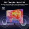 Gawfolk Écran PC 28 Pouces, Moniteur Gaming, Ecran PC UHD 4K 3840x2160 60Hz, 100% sRGB, 1ms MPRT, Haut Parleurs Intégrés, Interf
