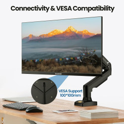 Gawfolk Écran PC 32 Pouces, Moniteur Gaming, Ecran PC UHD 4K 3840x2160 60Hz, 100% sRGB, 1ms MPRT,Interface HDMI & DP, Protection