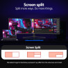 Gawfolk Écran PC Incurvé 49 Pouces, Moniteur Gaming 1500R 120Hz, Ecran PC Relevable，HDR 5K 5120x2880, 100% sRGB, 1ms MPRT, Inter