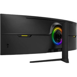 Gawfolk Écran PC Incurvé 49 Pouces, Moniteur Gaming 1500R 120Hz, Ecran PC Relevable，HDR 5K 5120x2880, 100% sRGB, 1ms MPRT, Inter