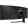 Gawfolk Écran PC Incurvé 49 Pouces, Moniteur Gaming 1500R 120Hz, Ecran PC Relevable，HDR 5K 5120x2880, 100% sRGB, 1ms MPRT, Inter