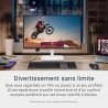 Dell 27 Plus USB-C Écran PC - S2725QC, 4K UHD (3840x2160), 120Hz, IPS, 4ms, AMD FreeSync Premium, 99% sRGB, Réglage en Hauteur, 