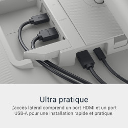 Dell 27 Plus USB-C Écran PC - S2725QC, 4K UHD (3840x2160), 120Hz, IPS, 4ms, AMD FreeSync Premium, 99% sRGB, Réglage en Hauteur, 