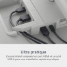 Dell 27 Plus USB-C Écran PC - S2725QC, 4K UHD (3840x2160), 120Hz, IPS, 4ms, AMD FreeSync Premium, 99% sRGB, Réglage en Hauteur, 