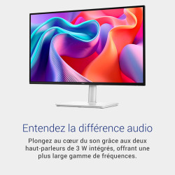 Dell 27 Plus Écran PC - S2725DSM, QHD (2560x1440), 144Hz, IPS, 1ms MPRT, AMD FreeSync, 99% sRGB, Réglage en Hauteur, Haut-parleu