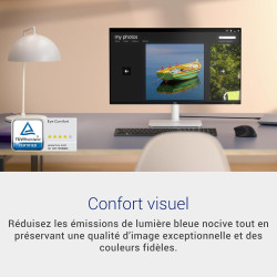 Dell 27 Plus Écran PC - S2725DSM, QHD (2560x1440), 144Hz, IPS, 1ms MPRT, AMD FreeSync, 99% sRGB, Réglage en Hauteur, Haut-parleu