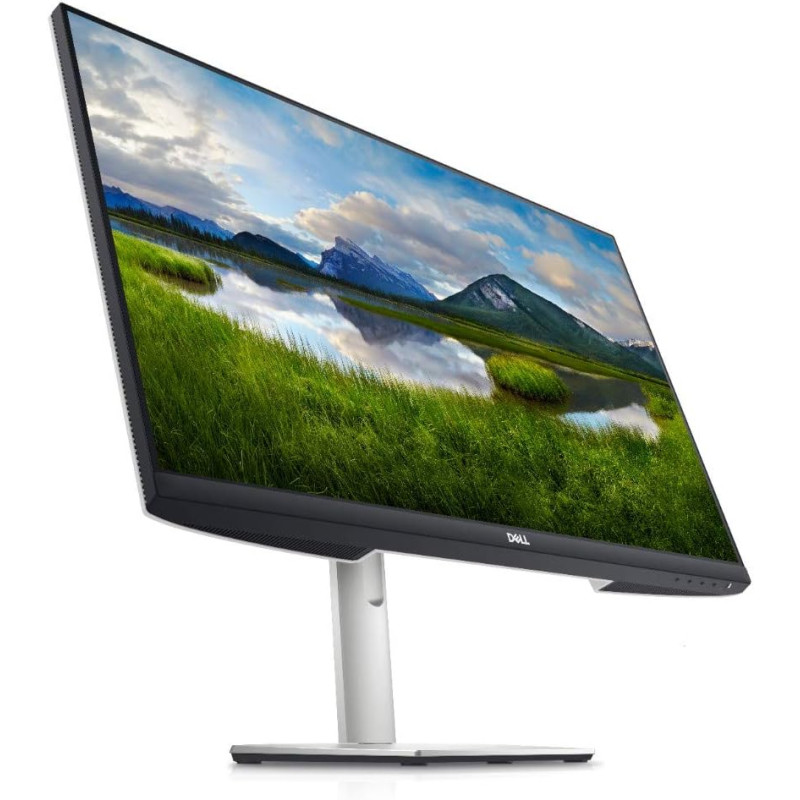 Dell S2721DS 27" QHD (2560x1440) Écran PC, 75Hz, IPS, 4ms, AMD FreeSync, 99% sRGB, Réglage en Hauteur, Haut-parleurs intégrés, D