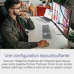 Dell S2722QC USB-C 27" 4K UHD (3840x2160) Écran PC, 60Hz, IPS, 4ms, AMD FreeSync, 99% sRGB, HDR, Haut-parleurs intégrés, USB-C, 