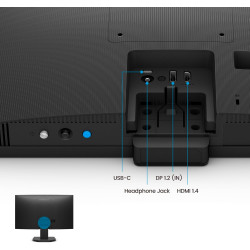 Benq gw2490ce moniteur ips 23,8" fhd 1080p 144hz eye-care, télétravail, usb-c, 1920x1080, optimiseur visuel, anti-scintillement,