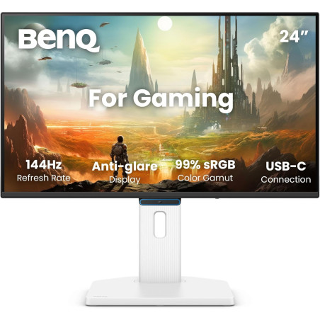 Benq gw2490te – écran ips 23,8" fhd 1080p 144hz eye-care bureau, usb-c, 1920x1080, optimiseur visuel, anti-scintillement, low bl