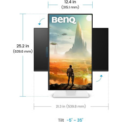 Benq gw2490te – écran ips 23,8" fhd 1080p 144hz eye-care bureau, usb-c, 1920x1080, optimiseur visuel, anti-scintillement, low bl