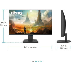 BenQ GW2790CE Moniteur IPS 27" FHD 1080p 144Hz Eye-Care, télétravail, USB-C, Optimiseur visuel, Anti-Scintillement, Faible lumiè