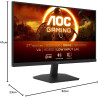 AOC Gaming 27G15N, Moniteur Full HD 27 Pouces, 180 Hz, VA Rapide, 1 ms, synchronisation adaptative, HDR10, Faible décalage d'ent