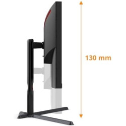 AOC Gaming Q27G3XMN - Moniteur QHD 27 pouces, 180 Hz, FreeSync Prem. Pro., HDR1000 (2560x1440, 1 ms GtG, HDMI, Display Port) noi