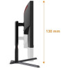 AOC Gaming Q27G3XMN - Moniteur QHD 27 pouces, 180 Hz, FreeSync Prem. Pro., HDR1000 (2560x1440, 1 ms GtG, HDMI, Display Port) noi