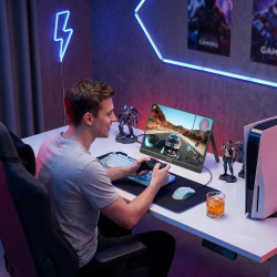 ARZOPA Écrans Portable 16,1" 144 Hz avec béquille, 106% sRGB 1920 × 1080P FHD HDR 144 Hz, Ultra Fin-Protection des Yeux-Deuxième
