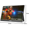 ARZOPA Écrans Portable 16,1" 144 Hz avec béquille, 106% sRGB 1920 × 1080P FHD HDR 144 Hz, Ultra Fin-Protection des Yeux-Deuxième