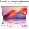 ARZOPA Écran Portable 16,1" IPS FHD 1080P, Moniteur Portable USB-C/HDMI avec Tige Unique,100% sRGB, HDR, Écran Léger Ultra-Mince