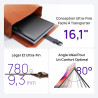 ARZOPA Écran Portable 16,1" IPS FHD 1080P, Moniteur Portable USB-C/HDMI avec Tige Unique,100% sRGB, HDR, Écran Léger Ultra-Mince