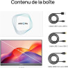 ARZOPA Écran Portable 16,1" IPS FHD 1080P, Moniteur Portable USB-C/HDMI avec Tige Unique,100% sRGB, HDR, Écran Léger Ultra-Mince
