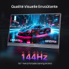 ARZOPA Écran Portable 16,1'' 144 Hz avec Sac de Rangement, 106% sRGB 1920 × 1080p FHD HDR 144 Hz, Ultra-Fin - Second écran Exter