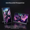 ARZOPA Écran Portable 16,1'' 144 Hz avec Sac de Rangement, 106% sRGB 1920 × 1080p FHD HDR 144 Hz, Ultra-Fin - Second écran Exter