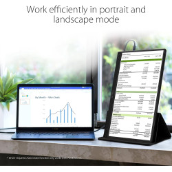 ASUS Zenscreen MB166C - Ecran PC Portable 15,6" FHD - Télétravail ou Gaming - Alimentation et Affichage Via USB Type-C - Dalle I