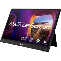 ASUS Zenscreen MB16ACV - Ecran PC portable 15.6" FHD - Télétravail ou gaming - Alimentation et affichage via USB-C ou USB-A - Da
