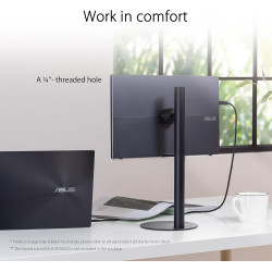 ASUS Zenscreen MB16ACV - Ecran PC portable 15.6" FHD - Télétravail ou gaming - Alimentation et affichage via USB-C ou USB-A - Da