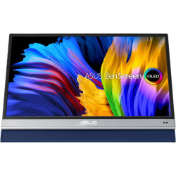 ASUS Zenscreen OLED MQ13AH - Ecran PC Portable 13,3" FHD - Télétravail ou Gaming - Alimentation Via USB-C/Micro HDMI - 1920x1080