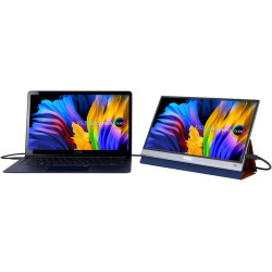 ASUS Zenscreen OLED MQ13AH - Ecran PC Portable 13,3" FHD - Télétravail ou Gaming - Alimentation Via USB-C/Micro HDMI - 1920x1080