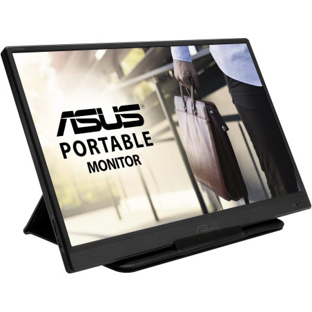 ASUS Zenscreen MB165B - Ecran PC Portable 15,6" HD - Télétravail ou Gaming - Alimentation et Affichage Via USB Type-A - Dalle TN