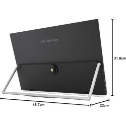 ASUS ZenScreen MB229CF – Ecran PC Portable 22 Pouces (21,5 Visibles) FHD (1920 x 1080), IPS, 100Hz, USB-C PD 60W, Haut-parleurs,