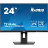 Iiyama Ecran 23,8'' Noir Dalle IPS Ultra Mince 16:9 1920x1080 0.5ms 100Hz 250 CD/m² HDMI DP HPs 15cm Pied réglable en Hauteur + 