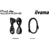 ecran iiyama XU2493HSU-B6 23.8" Prolite, Ultra Mince, IPS, 1920x1080 @100Hz, 1 ms, 250cd, HDMI/DP, Haut-parleurs, VESA, i-Style 