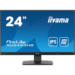ecran iiyama XU2493HSU-B6 23.8" Prolite, Ultra Mince, IPS, 1920x1080 @100Hz, 1 ms, 250cd, HDMI/DP, Haut-parleurs, VESA, i-Style 