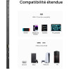 ARZOPA Grand Ecran Portable 17,3 Pouces, Moniteur Portable FHD HDR IPS, Deuxième Écran Externe avec Béquille USB C HDMI pour PC 