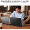 ARZOPA Grand Ecran Portable 17,3 Pouces, Moniteur Portable FHD HDR IPS, Deuxième Écran Externe avec Béquille USB C HDMI pour PC 