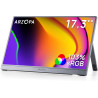 ARZOPA Écran Portable 17,3" Gris, Moniteur Portable 1080P FHD 103% sRGB IPS Gaming Écran Externe avec Pied Intégré HDMI USB-C po