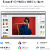 ARZOPA Écran Portable 17,3" Gris, Moniteur Portable 1080P FHD 103% sRGB IPS Gaming Écran Externe avec Pied Intégré HDMI USB-C po