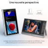 ARZOPA Écran Portable 17,3" Gris, Moniteur Portable 1080P FHD 103% sRGB IPS Gaming Écran Externe avec Pied Intégré HDMI USB-C po