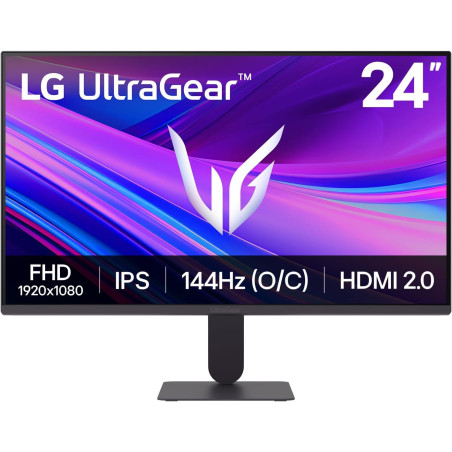 LG Ultragear™ 24G411A-B.AEU Ecran PC Gaming 24" - Dalle IPS résolution FHD (1920x1080), 5ms GtG 144Hz, HDR 10, sRGB 99% (CIE1931