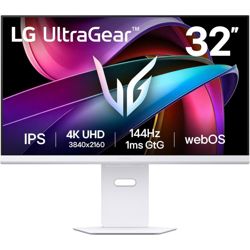 LG Ultragear™ 32G810SA-W Ecran PC Gaming 32" - Dalle IPS résolution UHD (3840x2160), 1ms 144Hz, DisplayHDR™ 400, DCI-P3 95% (CIE